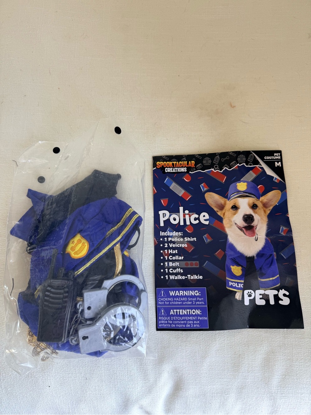 Police Dog Costume - Blue
